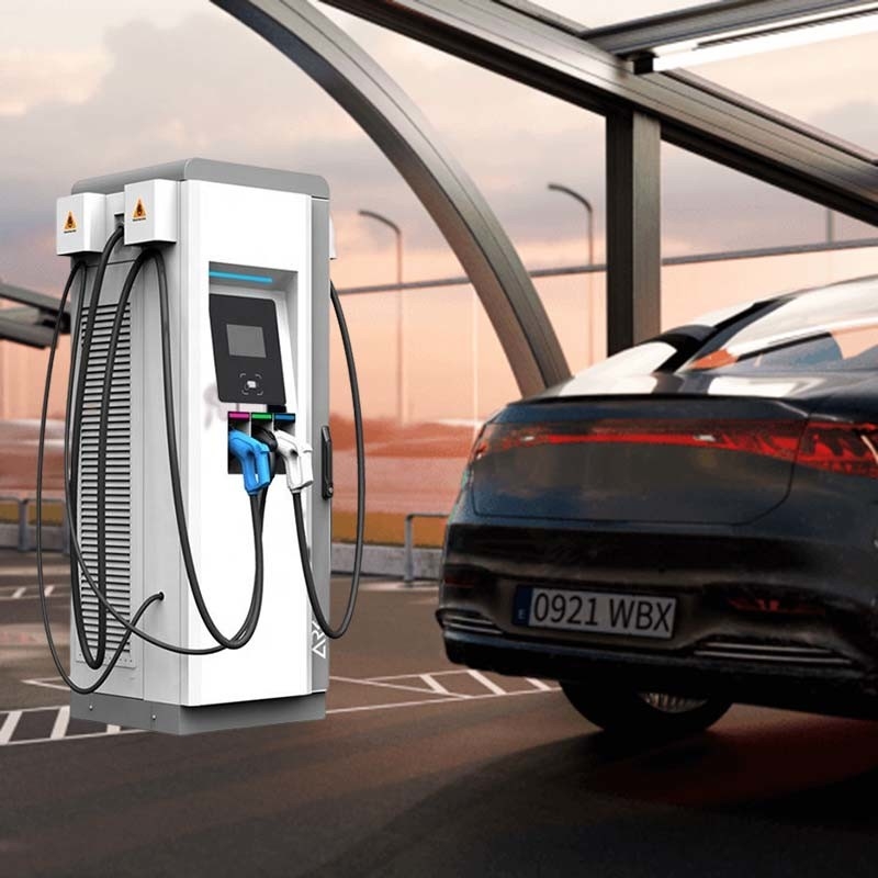 Commercial 160KW AC DC Integrated Car Fast EV Charger With CCS CHAdeMO Type2
